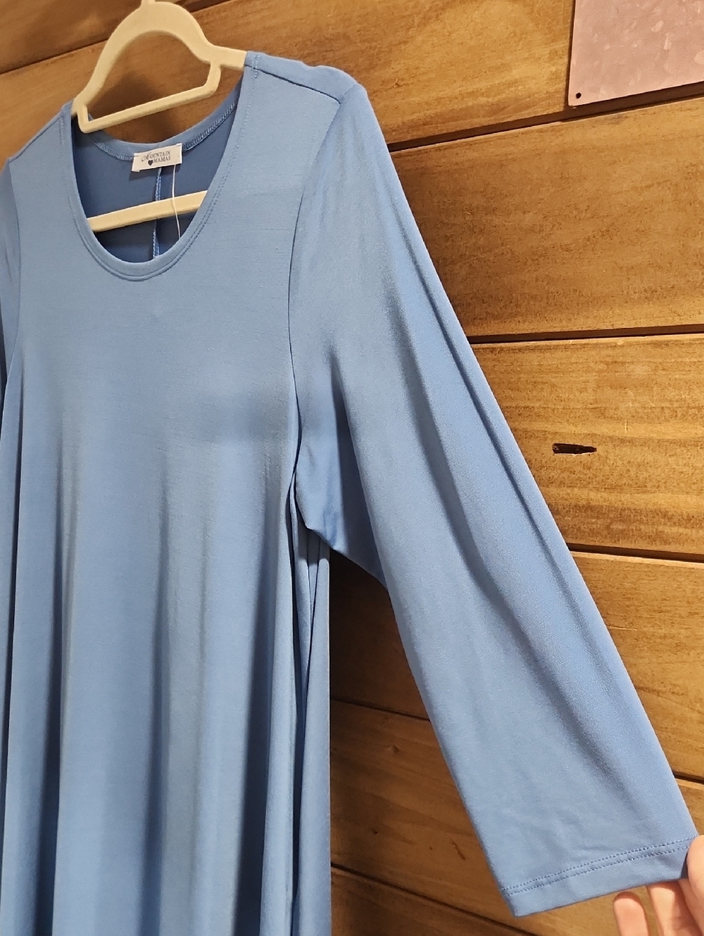 Denim (Color) Dress - Picture 3 of 4